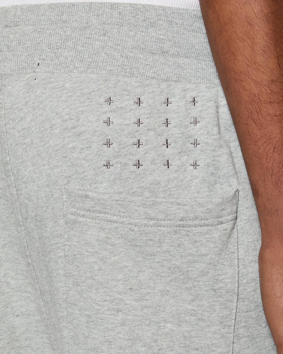 Mens 4 X 4 Trak Grey Marle Slim Pants - Grey