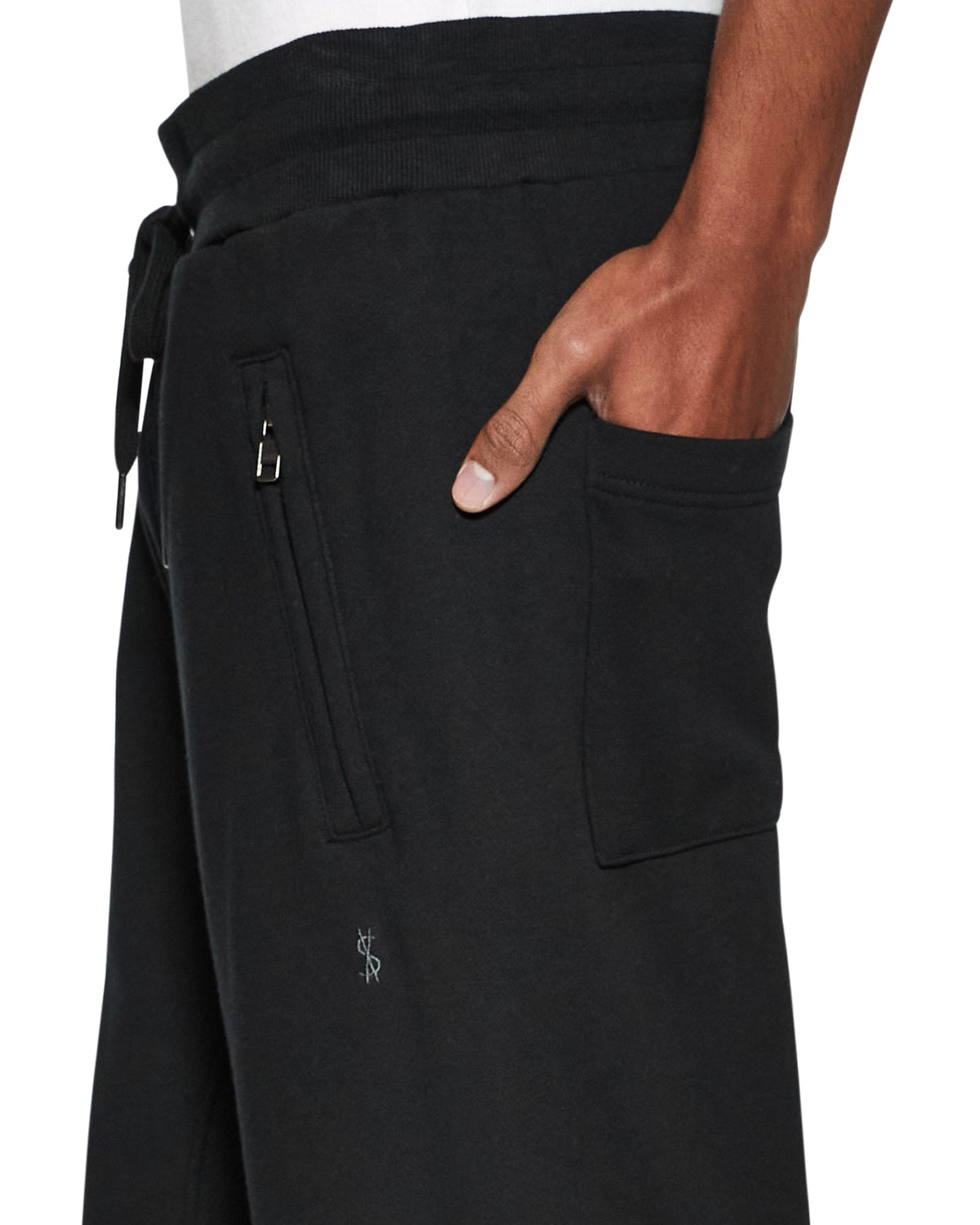 Mens 4 X 4 Trak Jet Black Slim Pants - Black