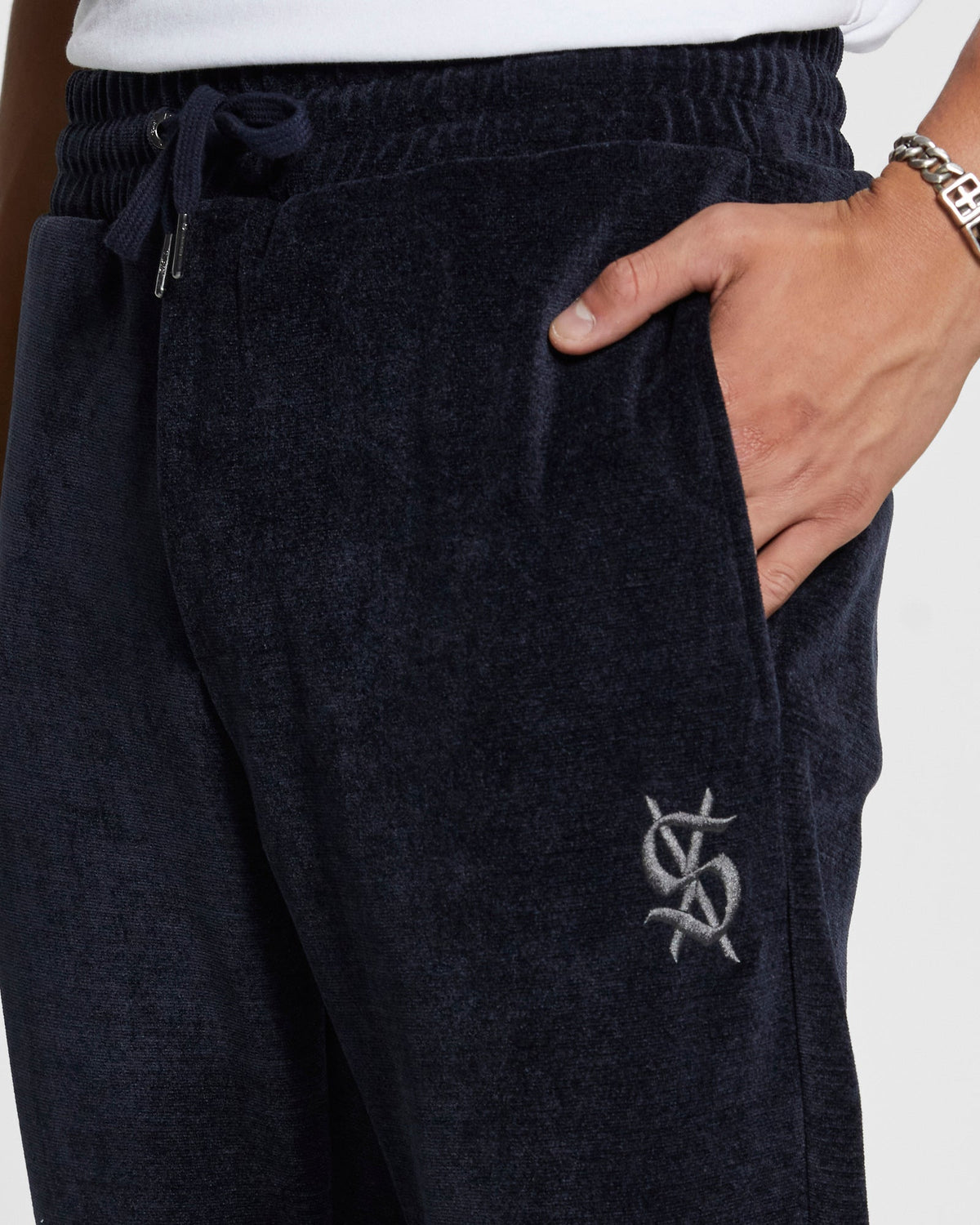 Mens Antidote Lofi Trak Petrol Regular Pants - Navy