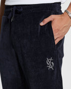 Mens Antidote Lofi Trak Petrol Regular Pants - Navy
