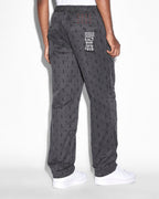 Mens Allstar Fugitive Cargo Khaki Straight Pants - Black