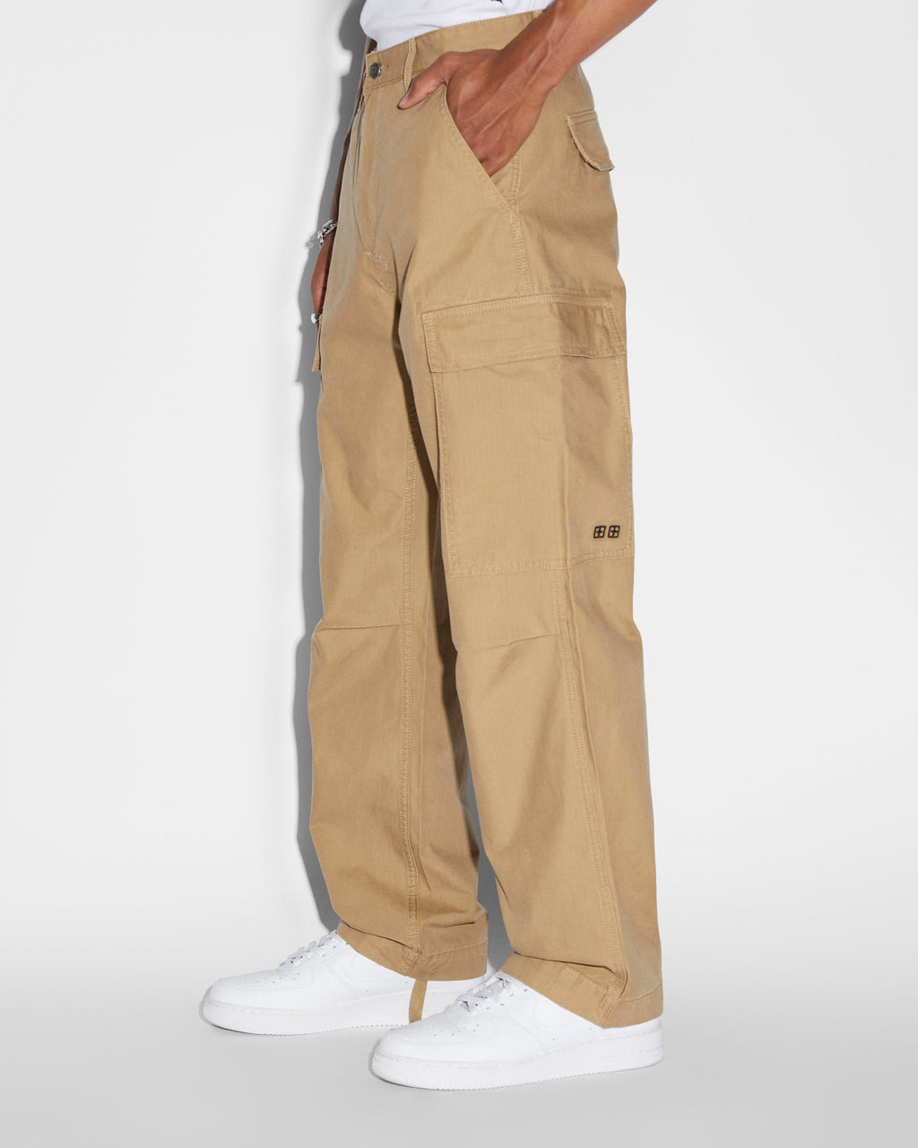 Mens Fugitive Cargo Pant Dark Tan Pants - Tan