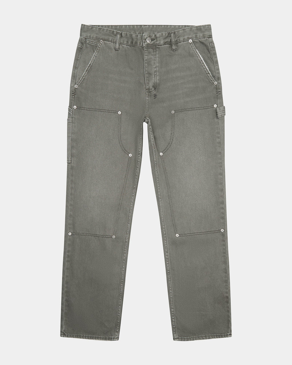 Mens Ghosted Operator Pant Surplus Straight Tapered Pants - Green