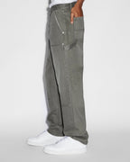 Mens Ghosted Operator Pant Surplus Straight Tapered Pants - Green