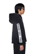 Mens Kings Halen Zip Hoodie Black Fade Baggy Fleece - Grey