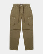 Mens Krush Cargo Pant Army Fade Relaxed Pants - Green