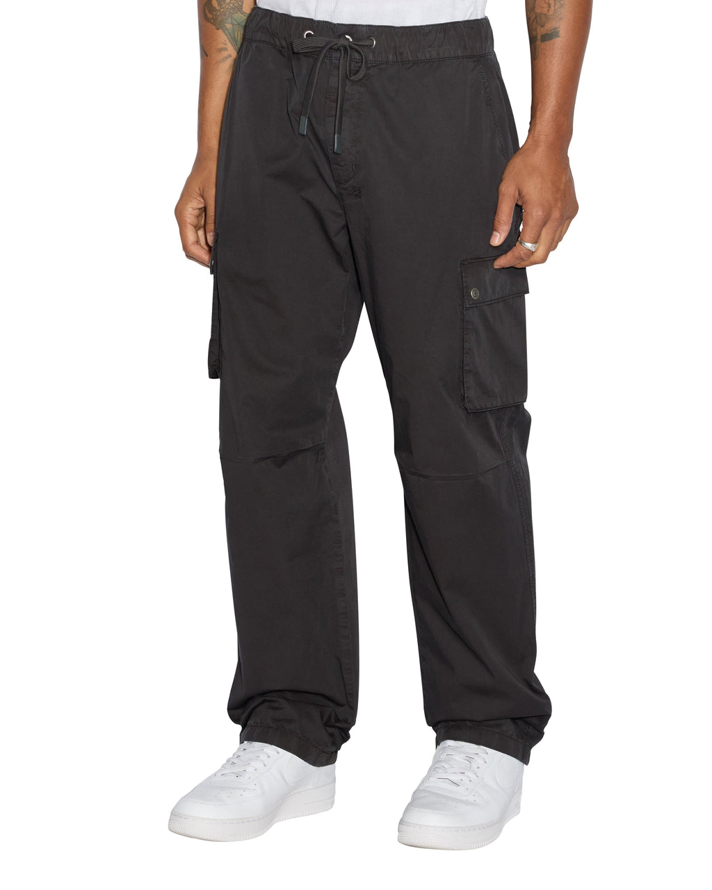 Mens Krush Cargo Pant Black Regular Pants - Black