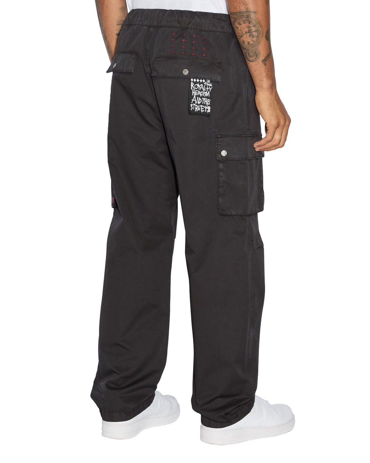 Mens Krush Cargo Pant Black Regular Pants - Black