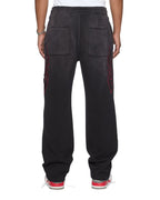 Mens Paise Trak Pant Black Fade Regular Pants - Grey
