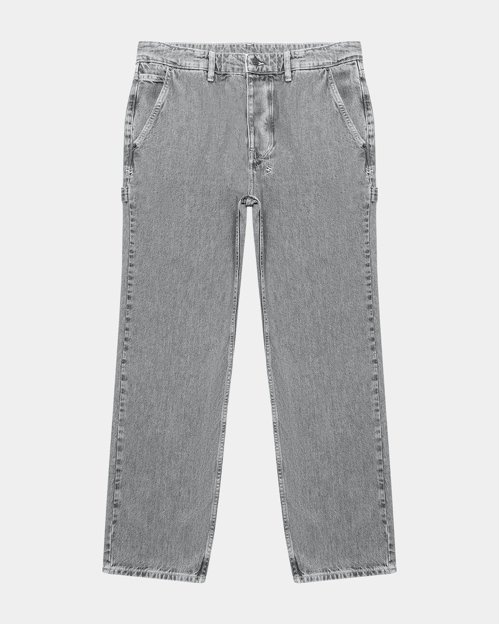 Mens Raptor Pant Thrifted Straight Pants - Grey