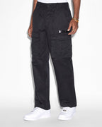 Mens Speeder Fugitive Cargo Black Straight Pants - Black