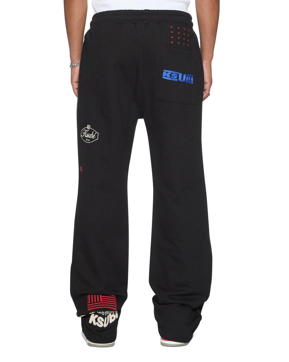 Mens Zoom Synthesis Trak Pant Jet Black Regular Pants - Black