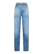 Womens Playback Splits Tru Vintage Straight Denim Jeans - Denim