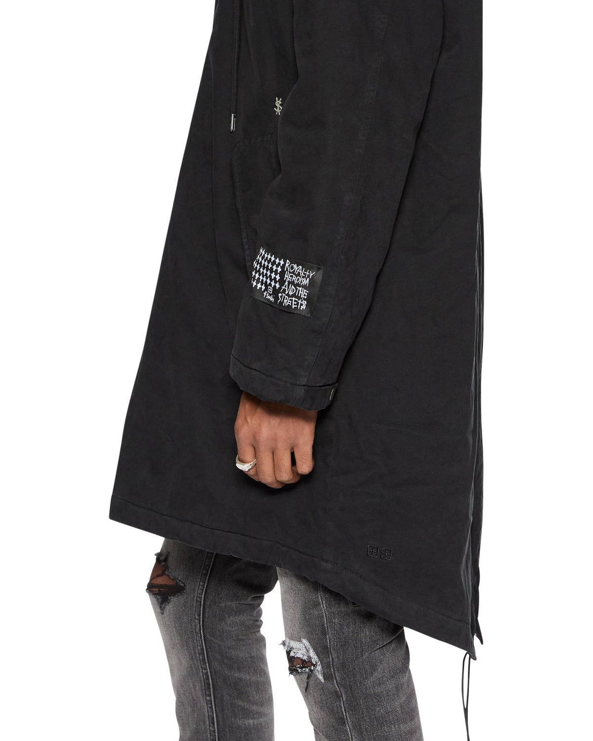 Mens Ranger Parka Od Black Regular Jackets - Black