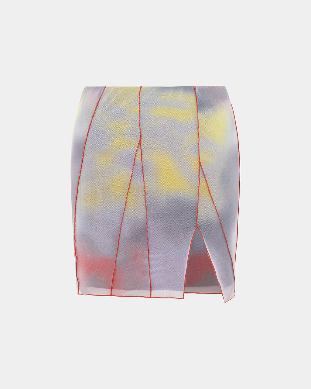 Womens Refract Mini Euphoria Fitted Skirts - Multi Colour