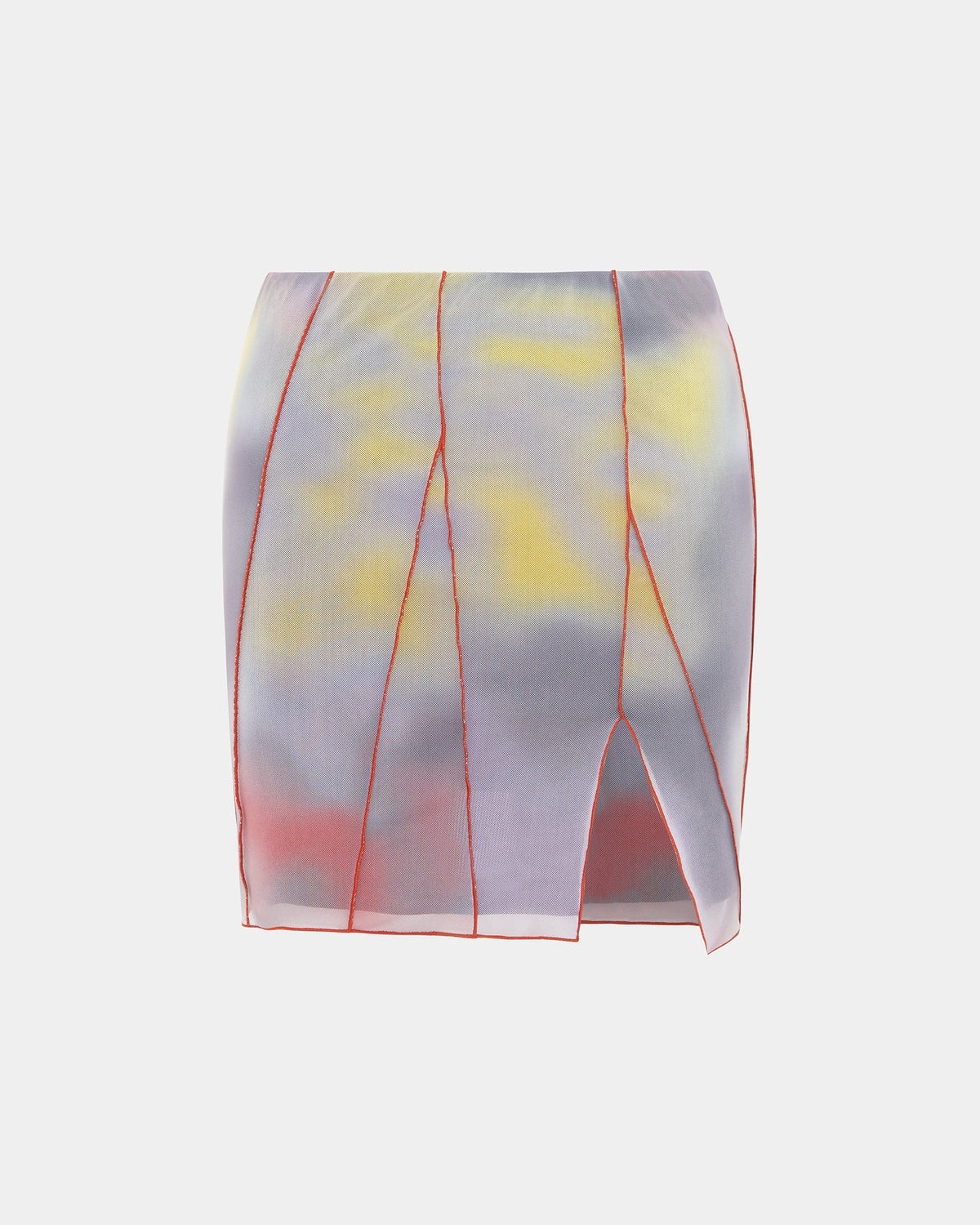 Womens Refract Mini Euphoria Fitted Skirts - Multi Colour