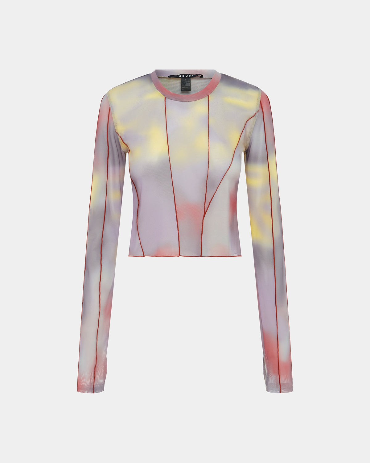 Womens Refract Top Euphoria Fitted Fashion Tops - Multi Colour