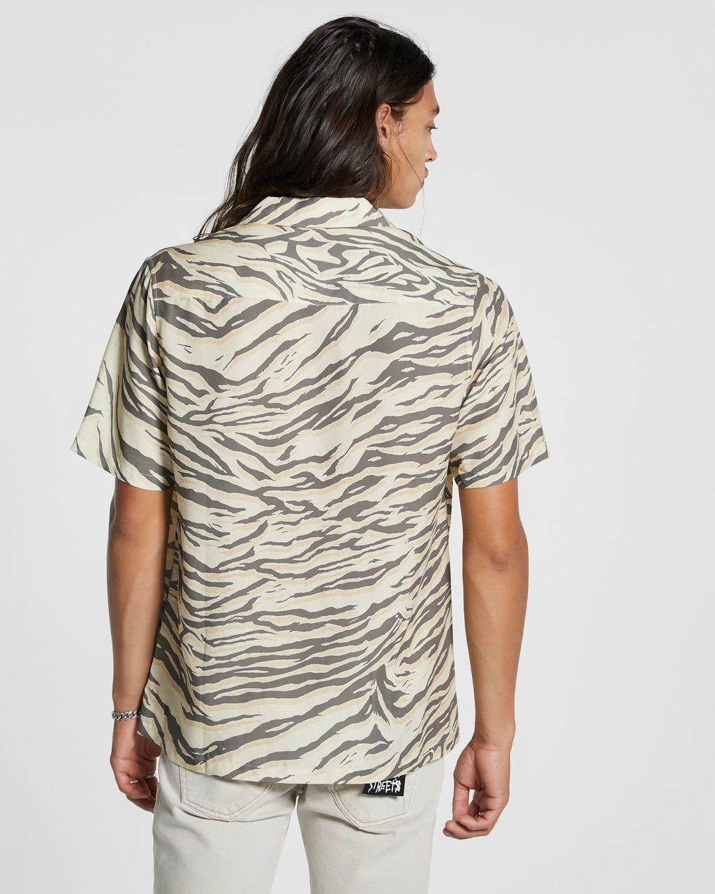 Mens Tigerrr Resort Ss Shirt Multi Regular Shirts - Multi Colour