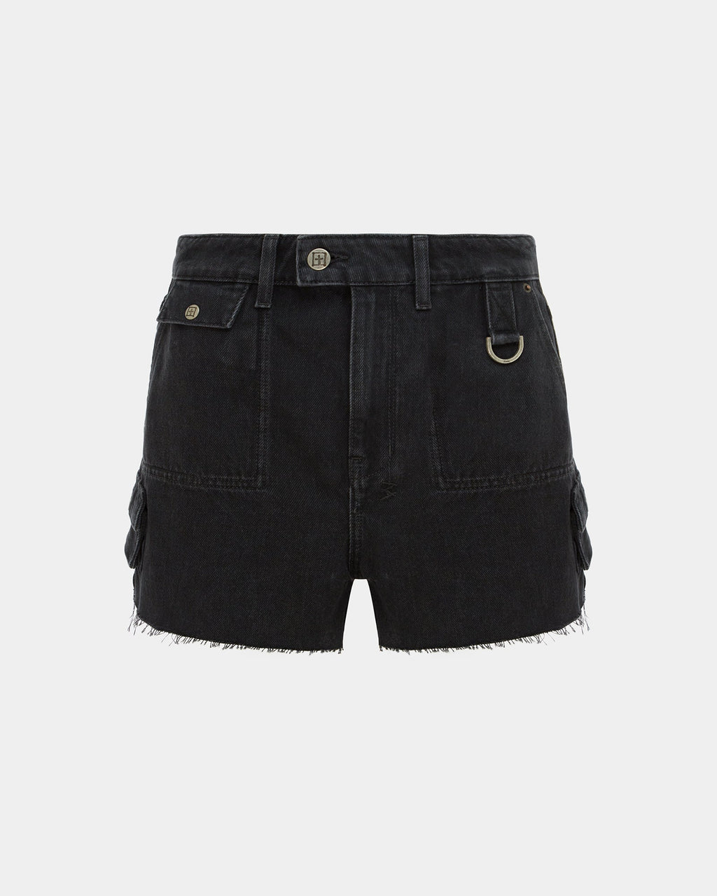 Womens Rise N Hi Stealth Cargo Fitted Walkshorts - Black