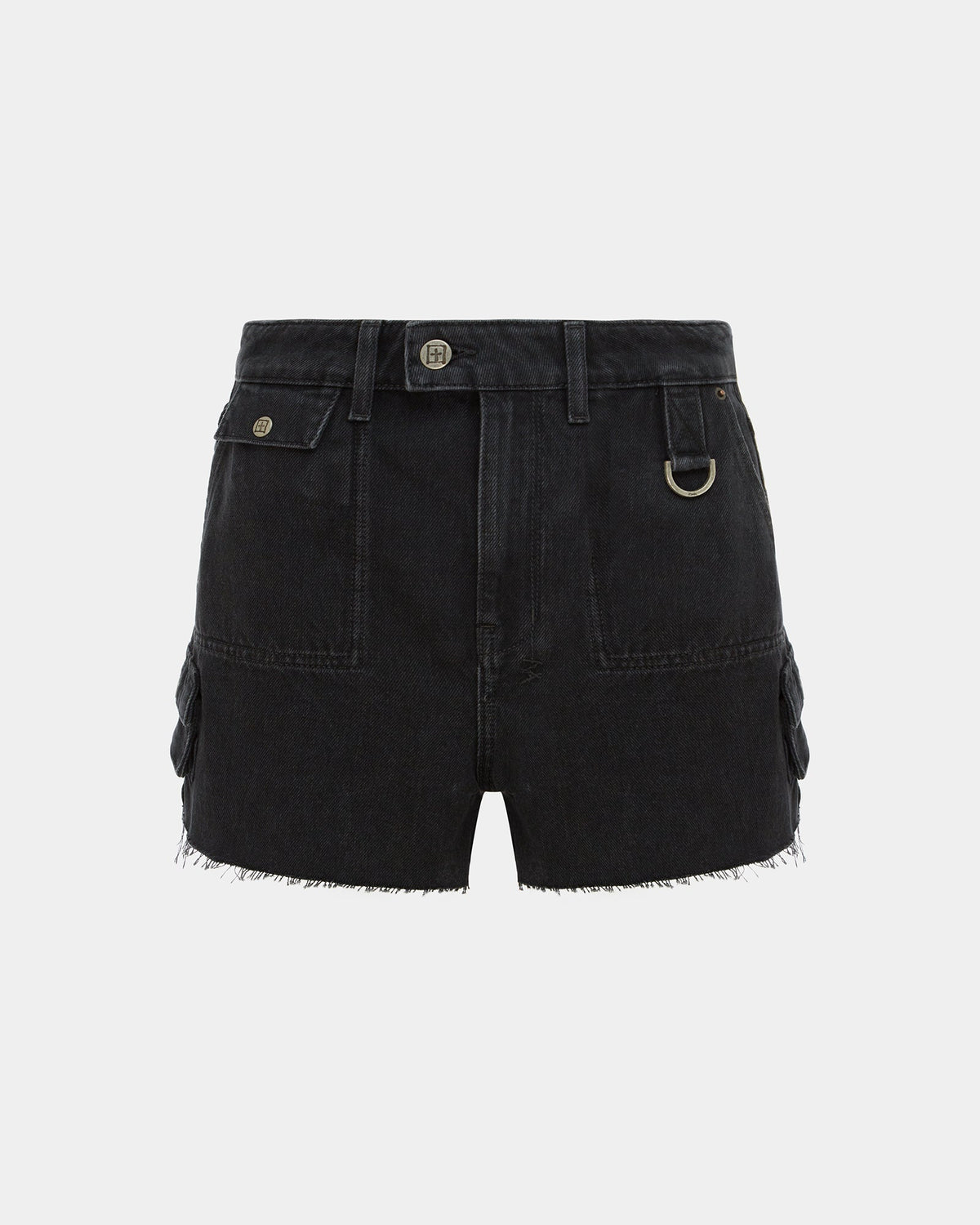 Womens Rise N Hi Stealth Cargo Fitted Walkshorts - Black
