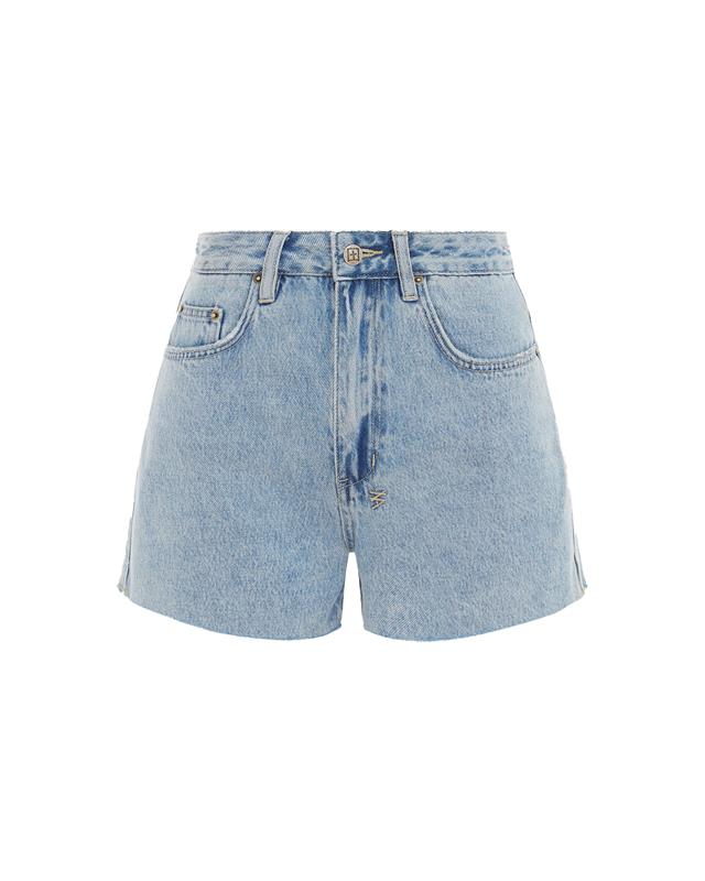 Womens Rise N Hi Authentik Fitted Walkshorts - Denim