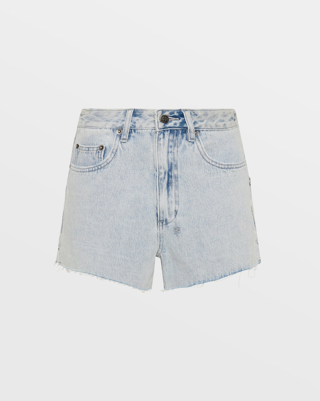 Womens Rise N Hi Short Ice Flipped Fitted Walkshorts - Denim