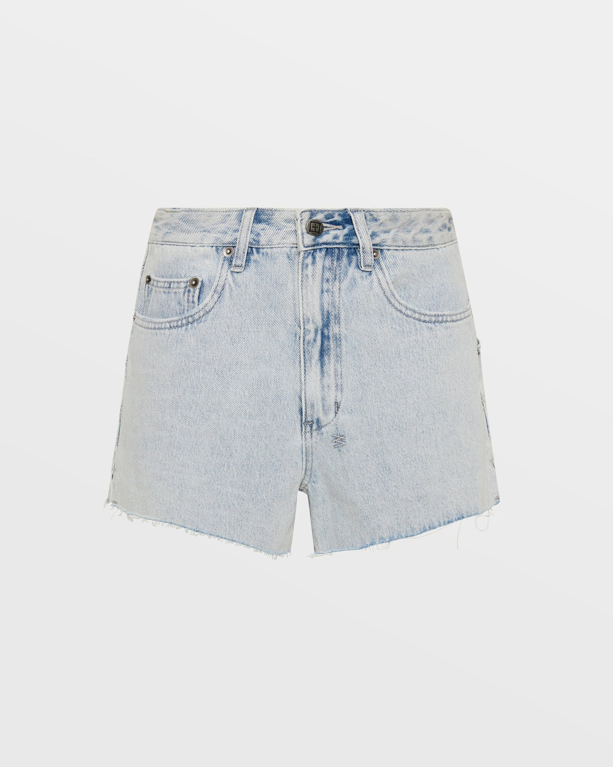 Womens Rise N Hi Short Ice Flipped Fitted Walkshorts - Denim