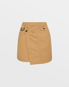 Womens Kommand Cargo Skirt Caramel A Line Skirts - Tan