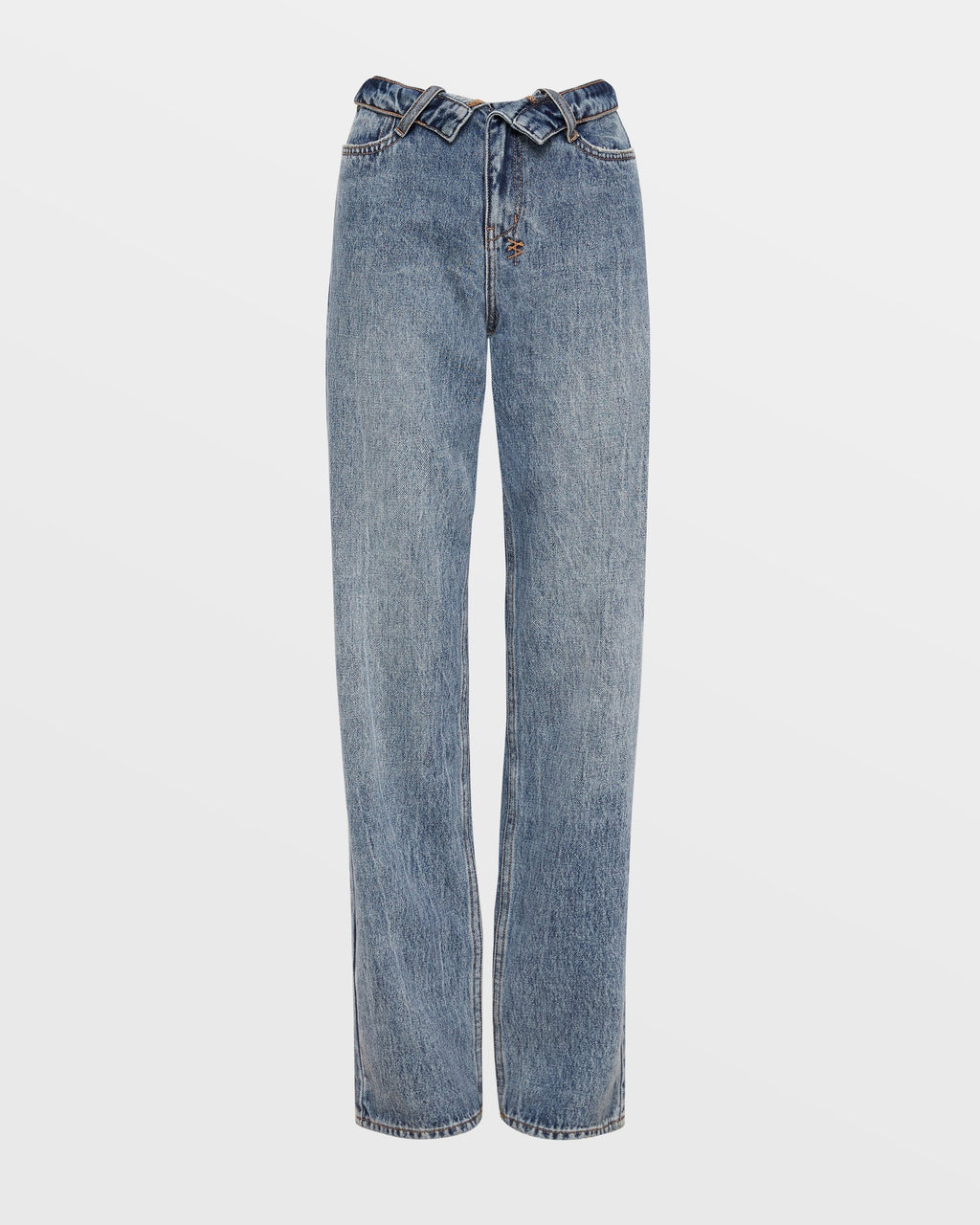 Womens Undone Playback Haven Straight Denim Jeans - Denim