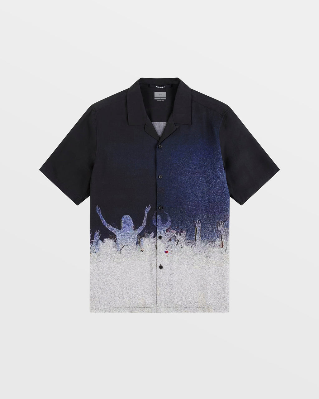 Mens Dance Klass Resort Ss Shirt Multi Regular Shirts - Multi Colour