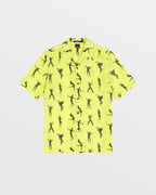 Mens Dance Klass Resort Ss Shirt Daylite Regular Shirts - Green