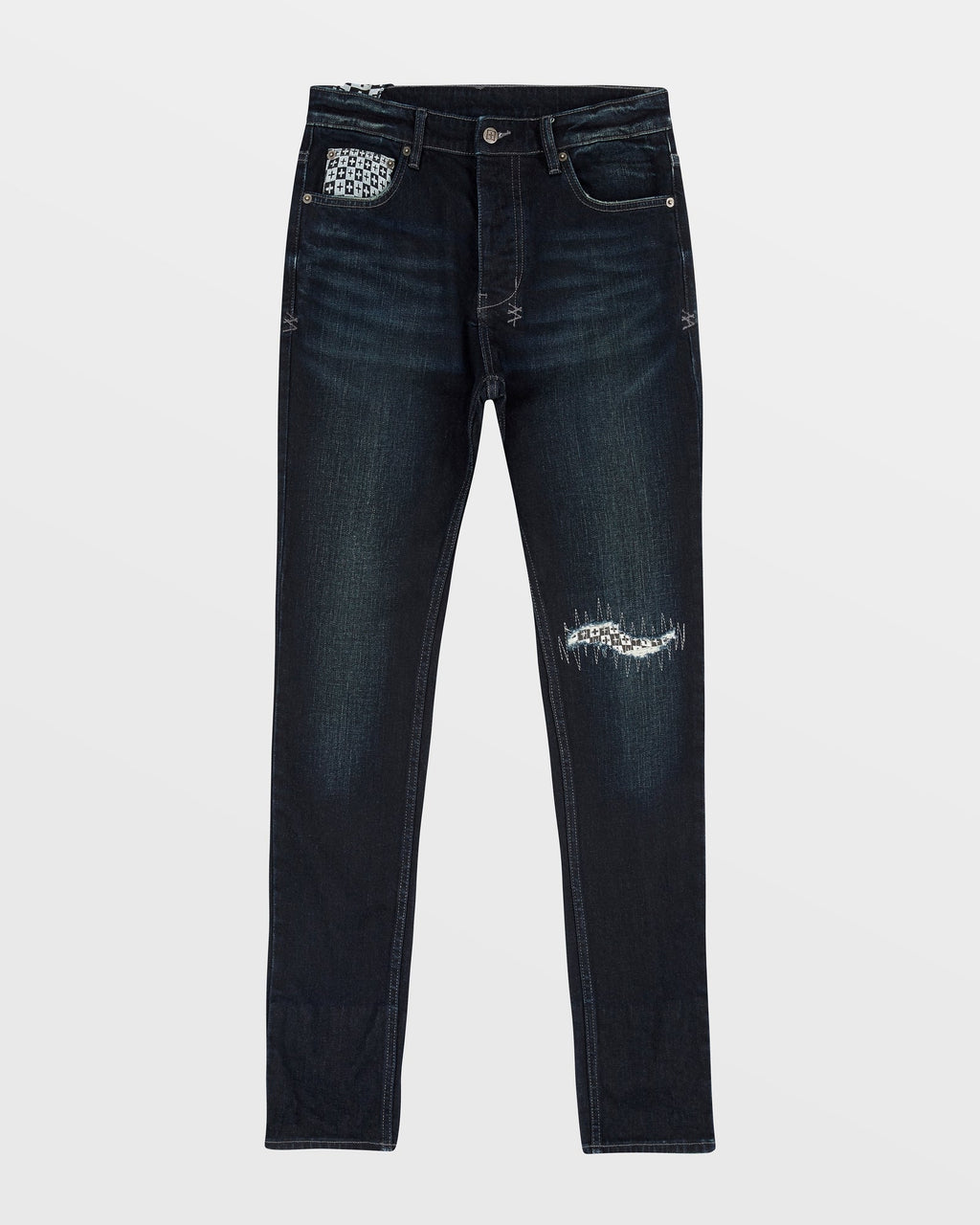 Mens Chitch Check Out Slim Denim Jeans - Denim