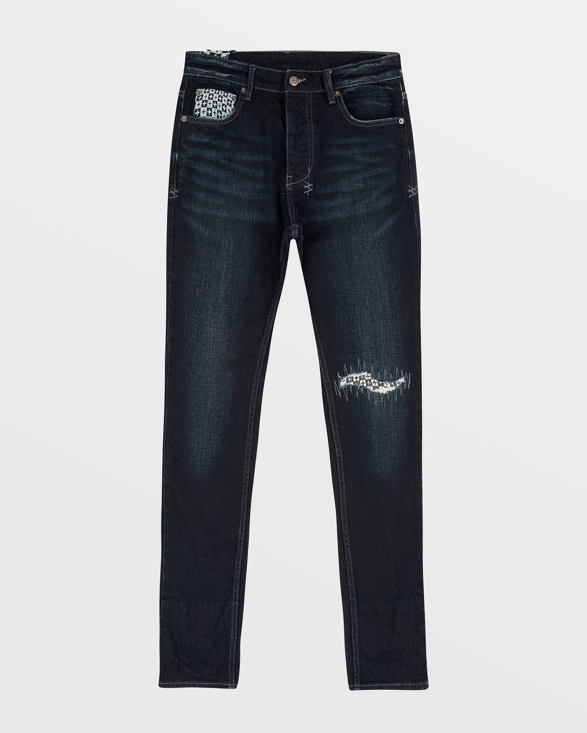 Mens Chitch Check Out Slim Denim Jeans - Denim