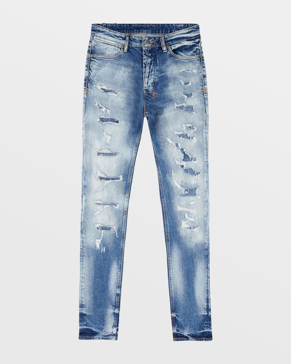 Mens Van Winkle Tektonik Dialled Skinny Denim Jeans - Denim