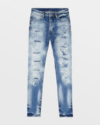 Mens Van Winkle Tektonik Dialled Skinny Denim Jeans - Denim