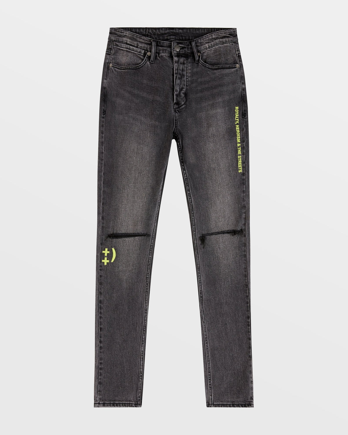 Mens Van Winkle Dance Klass Skinny Denim Jeans - Black