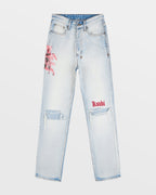 Mens Anti K Icons Relaxed Denim Jeans - Denim