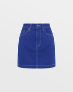 Womens Super X Mini Cobalt Slim Skirts - Blue