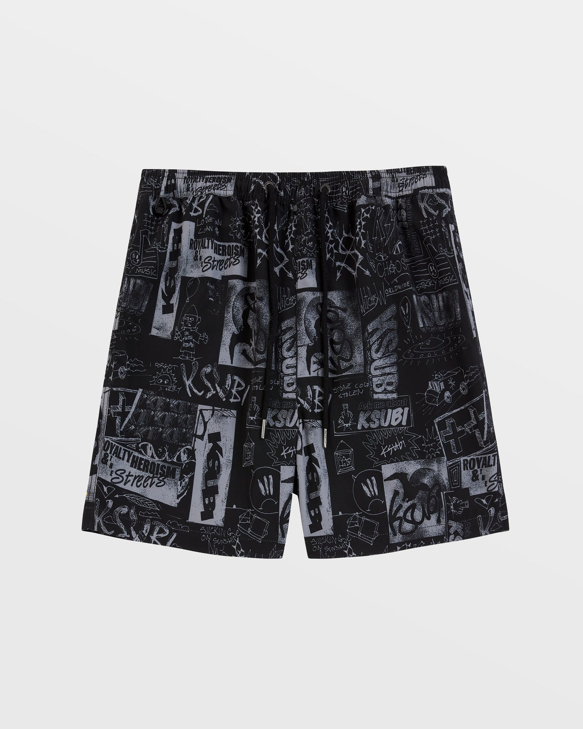 Mens Mash Up Boardshort Black Regular Walkshorts - Black