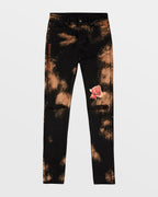 Mens Van Winkle Hellfire Skinny Denim Jeans - Black