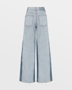 Womens Swinger Jean Recreate Wide Denim Jeans - Denim