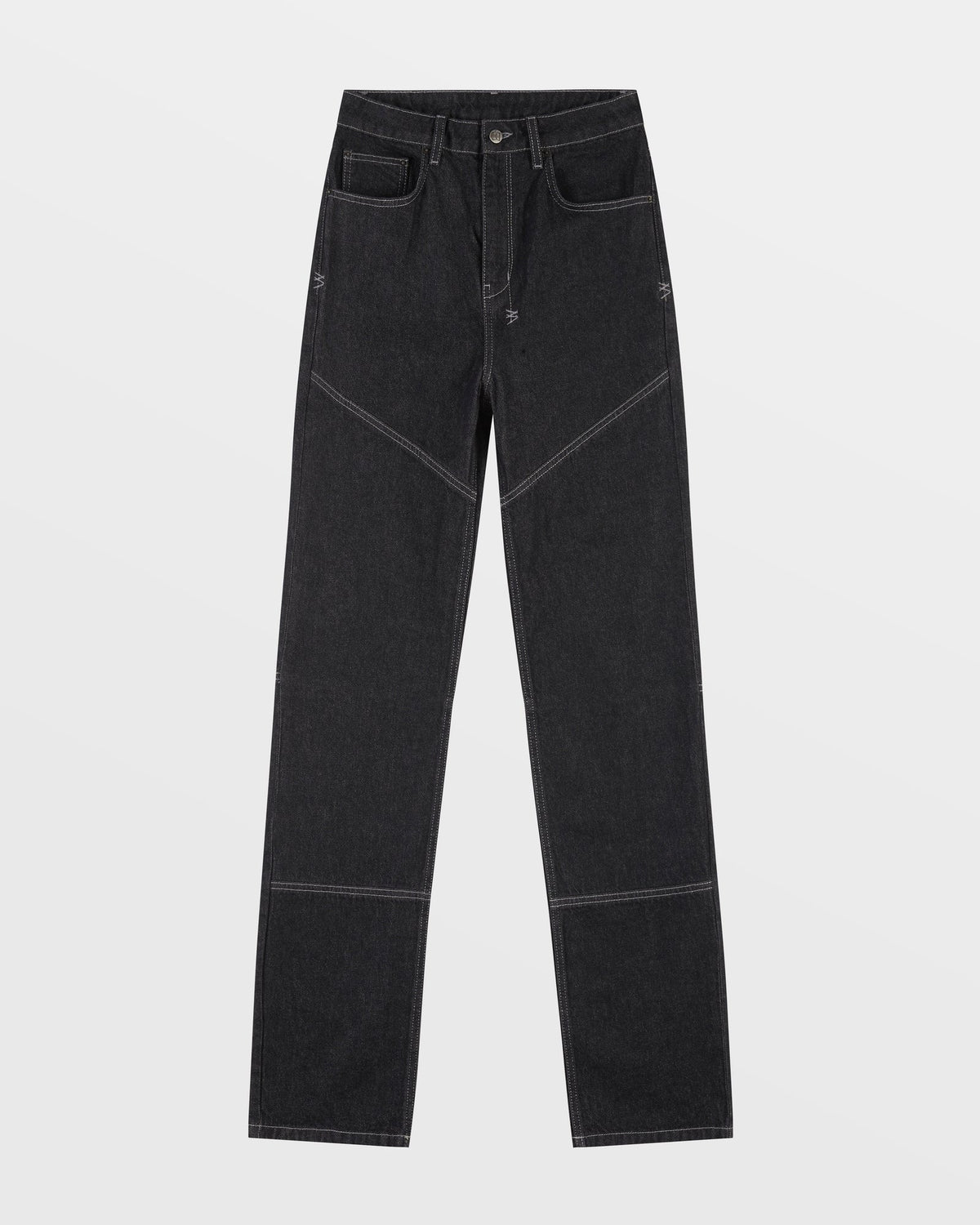 Womens Playback Midnight Straight Denim Jeans - Black