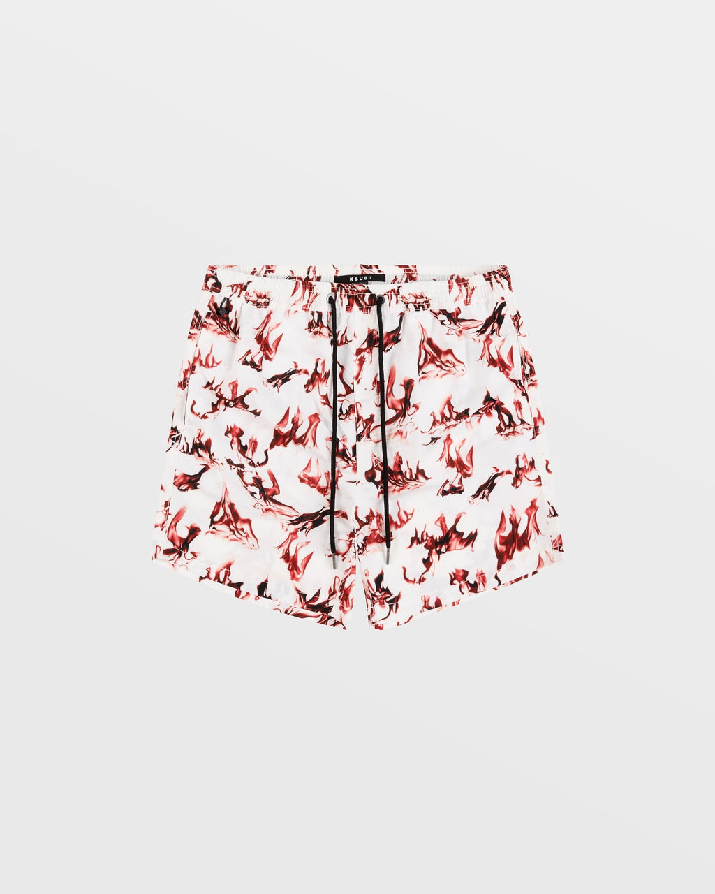 Mens Burnt Boardshort White Regular Walkshorts - White