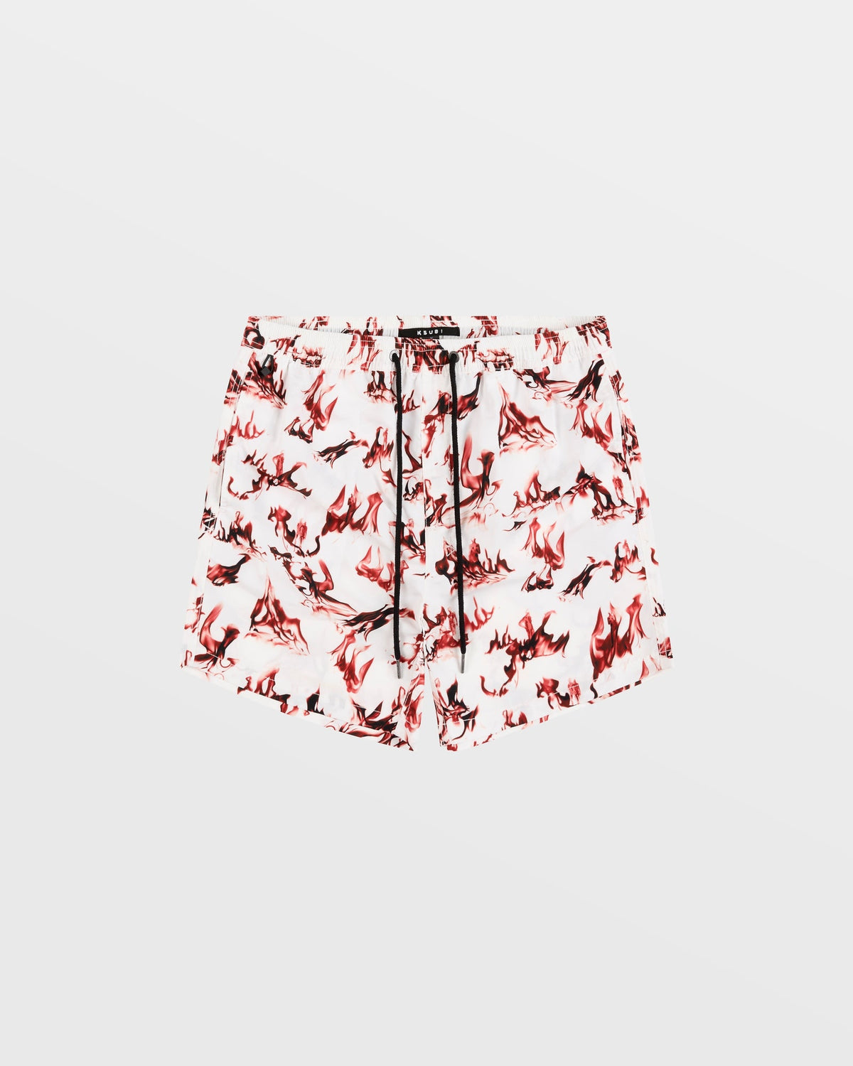 Mens Burnt Boardshort White Regular Walkshorts - White