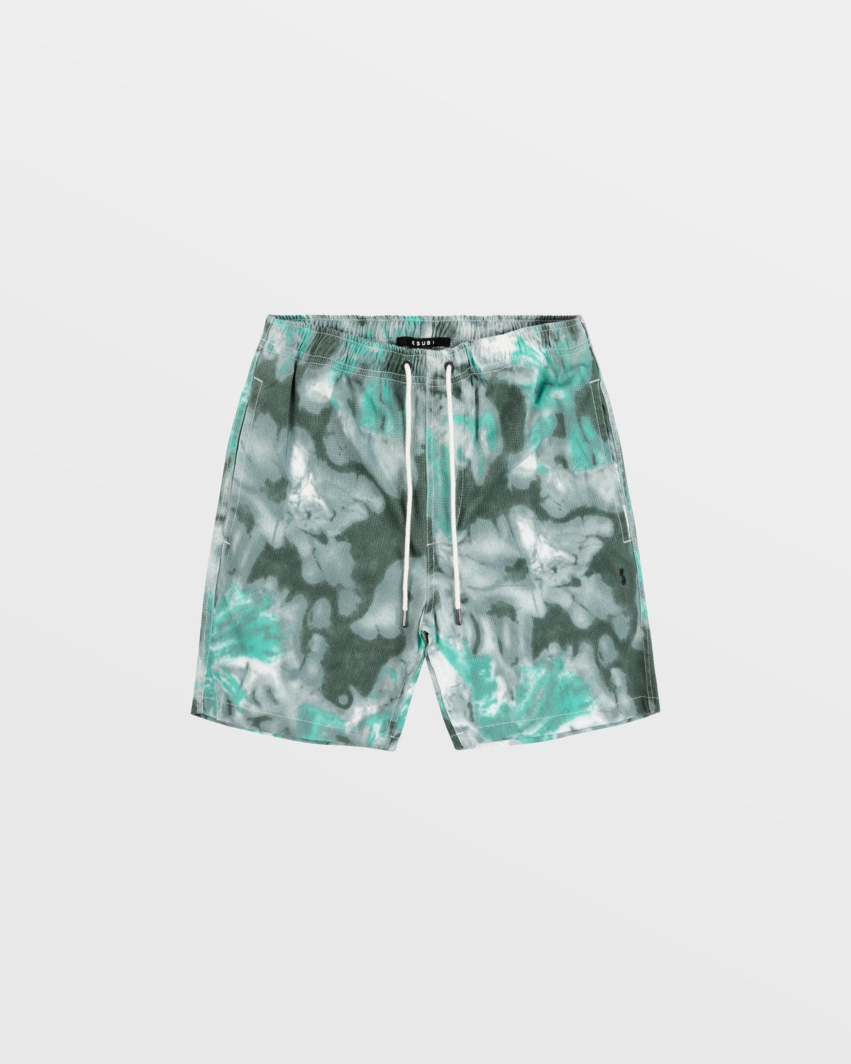 Mens Astro Short Green Dye Relaxed Walkshorts - Green