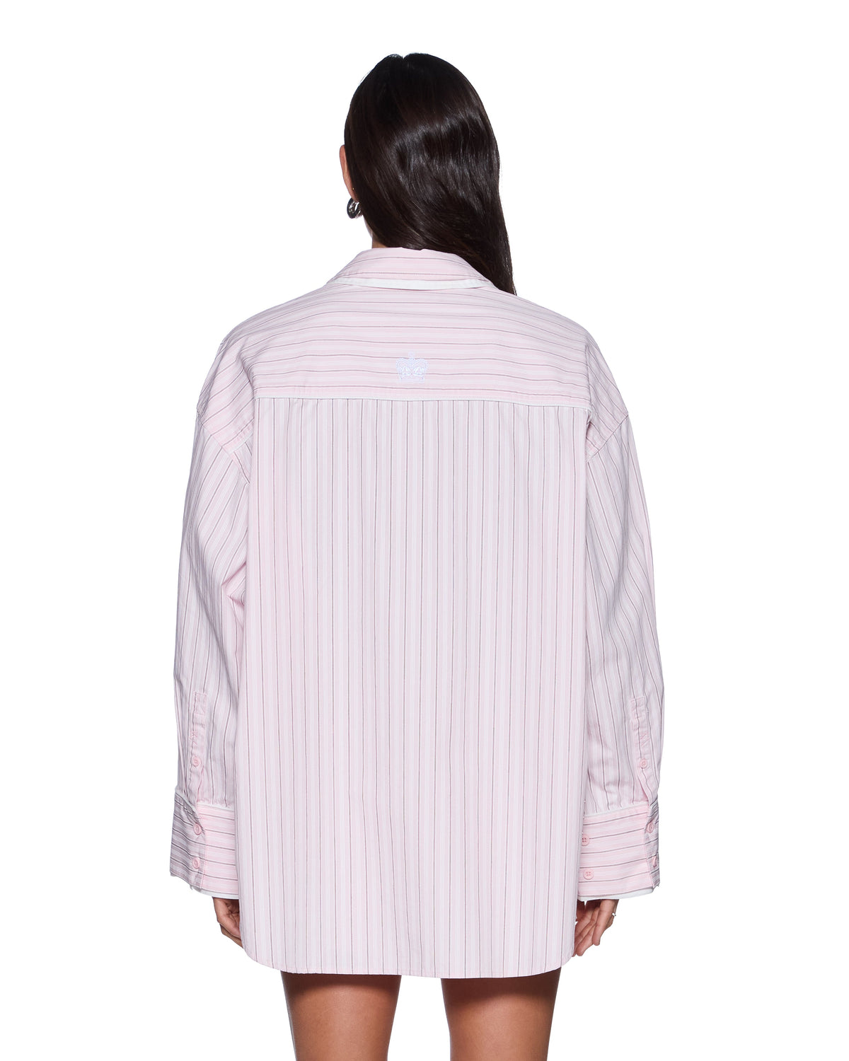 Womens Astra Ls Shirt Candy Oversized Shirts - Pink
