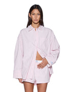 Womens Astra Ls Shirt Candy Oversized Shirts - Pink