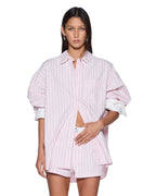 Womens Astra Ls Shirt Candy Oversized Shirts - Pink