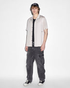 Mens 1999 Downtown Ss Shirt Grey Regular Shirts - Grey