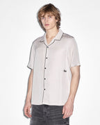 Mens 1999 Downtown Ss Shirt Grey Regular Shirts - Grey